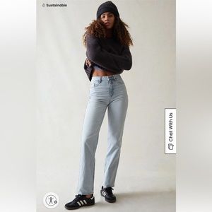 Eco Stretch Light Blue 90s Boyfriend Jeans